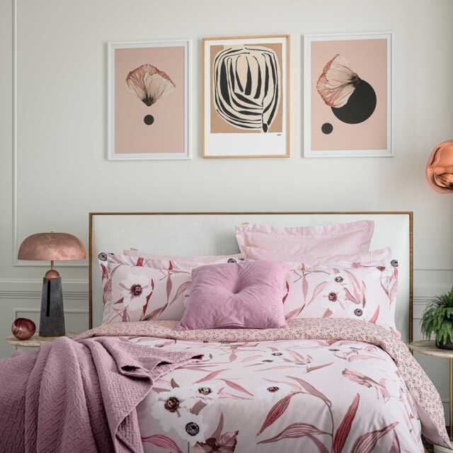 Ted Baker Cabana Kingsize Duvet Cover SET, Pink - image 1