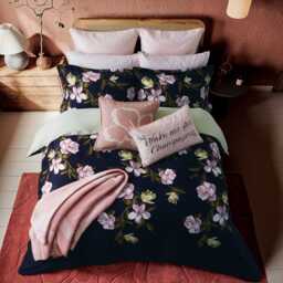 Ted Baker Opal Floral Double Duvet Cover Set, Navy - thumbnail 2