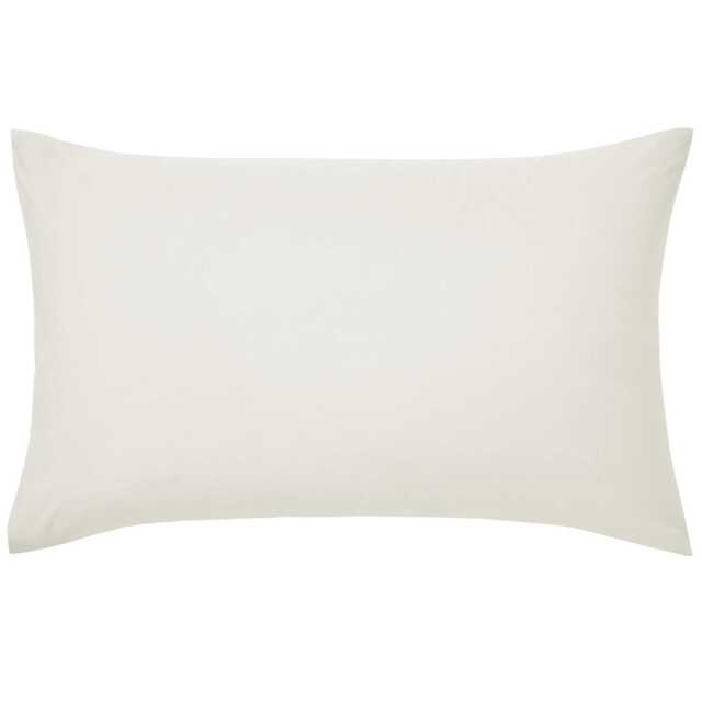 1951 50/50 Percale Standard Pillowcase, Cream