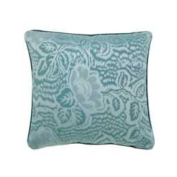 Ted Baker Magnolia Jacquard Cushion 45cm x 45cm, Teal - thumbnail 1