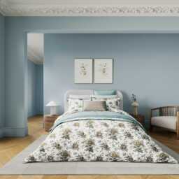 Bedeck of Belfast Sybil Single Duvet Cover SET, Duck Egg - thumbnail 2