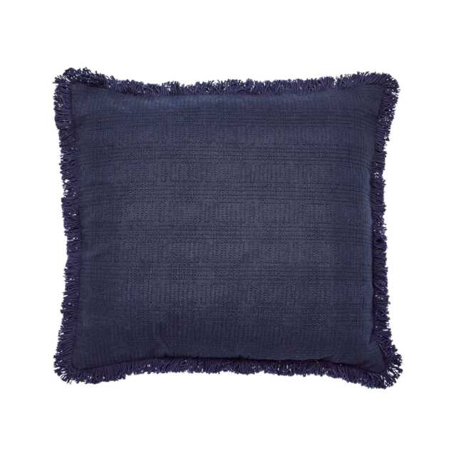 Bedeck of Belfast Kadeen Cushion 50cm x 50cm, Navy