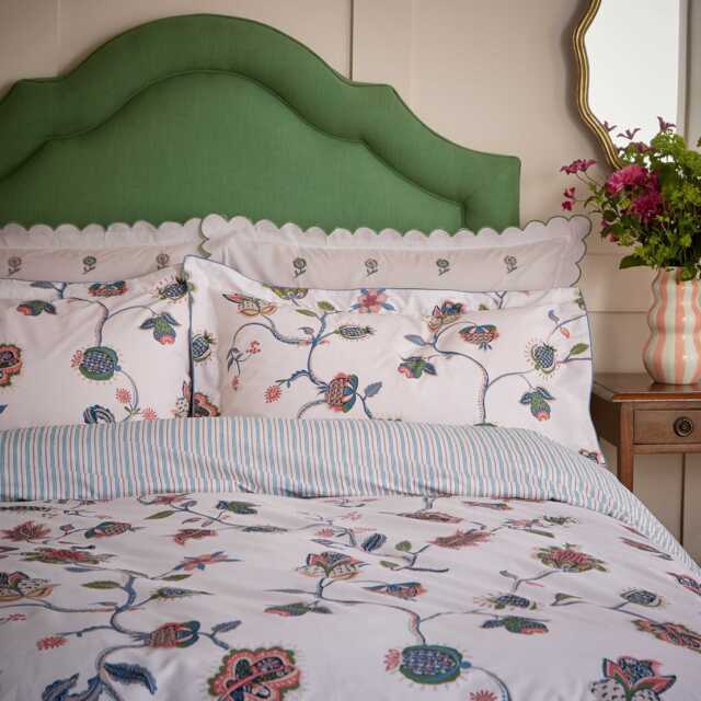 Joules Tree of Life Kingsize Duvet Cover SET, Multi - image 1
