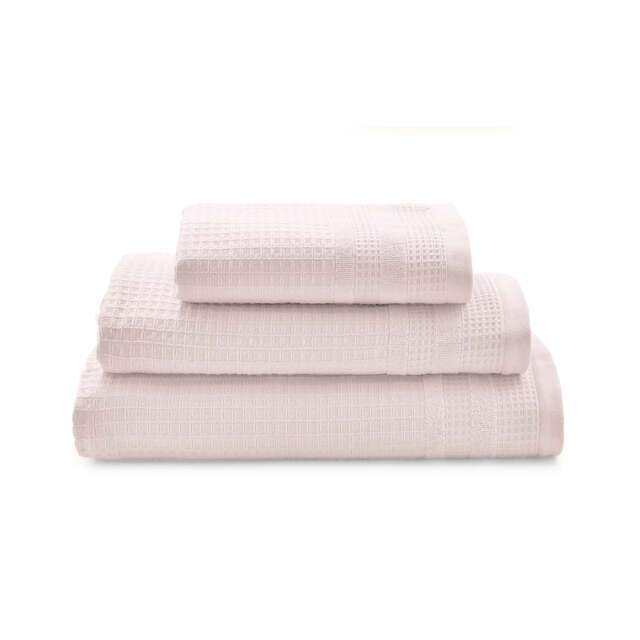 Murmur Spa Collection Waffle Bath Sheet, Rose - image 1