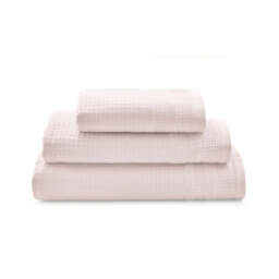 Murmur Spa Collection Waffle Bath Sheet, Rose - thumbnail 1