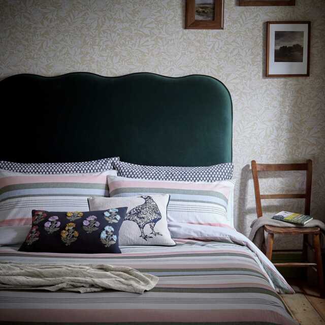 Joules Bohemian Stripe Single Duvet Cover Set, Multi