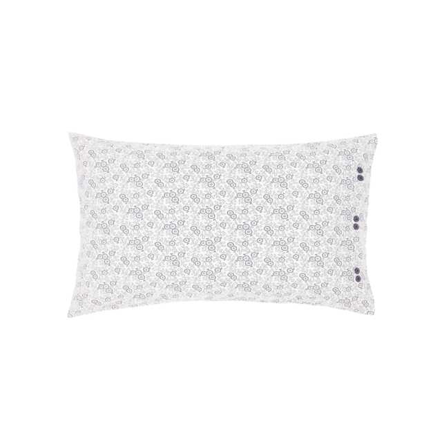 Bedeck of Belfast Stafford Pair of Standard Pillowcases, Navy & Red - image 1