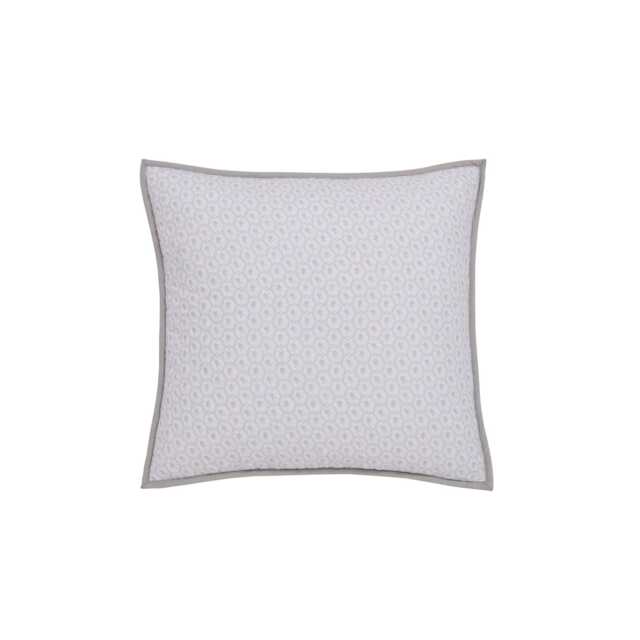 Murmur Florin Cushion 45cm x 45cm, Linen - image 1