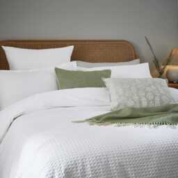 Murmur Lida Double Duvet Cover SET, White - thumbnail 1