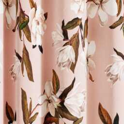 "Ted Baker Opal Floral Lined Curtains 90"" x 90"", Pink" - thumbnail 1