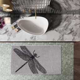 Ted Baker Dragonfly Bath Mat, Mono - thumbnail 2