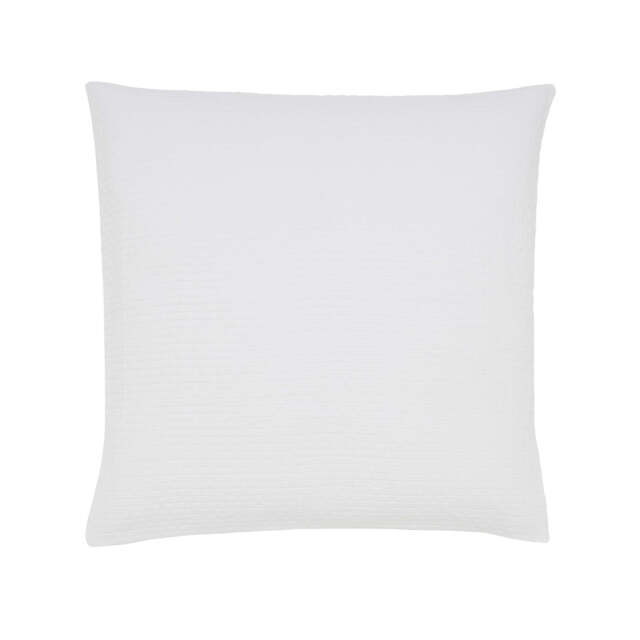 Murmur Hush Square Pillowcase, White - image 1