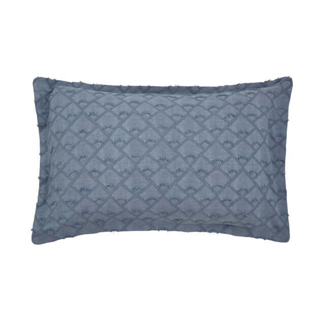 Nalu Nicole Scherzinger Kona Oxford Pillowcase, Blue - image 1