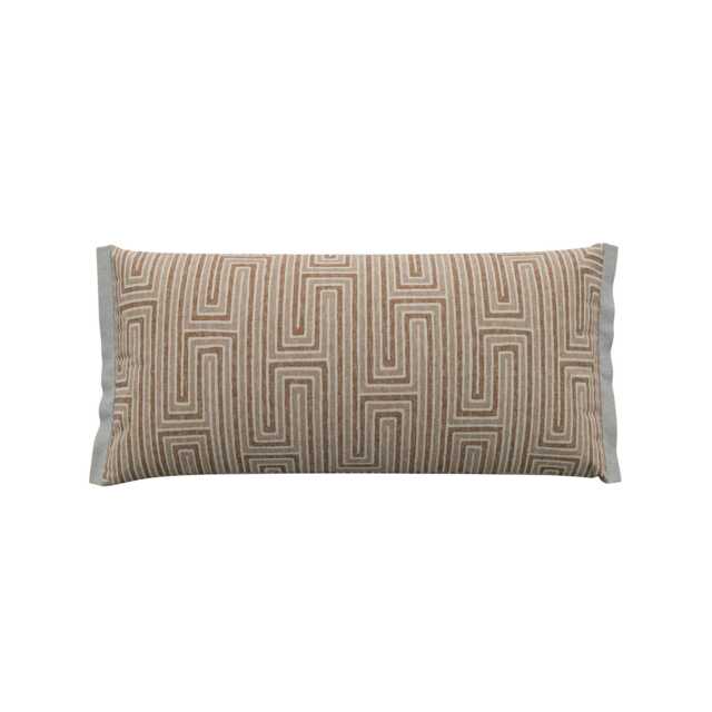 Bedeck of Belfast Rana Cushion 70cm x 30cm, Warm Grey - image 1