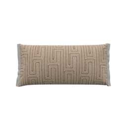 Bedeck of Belfast Rana Cushion 70cm x 30cm, Warm Grey