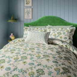 Land & Shore Orchard Double Duvet Cover SET, Green