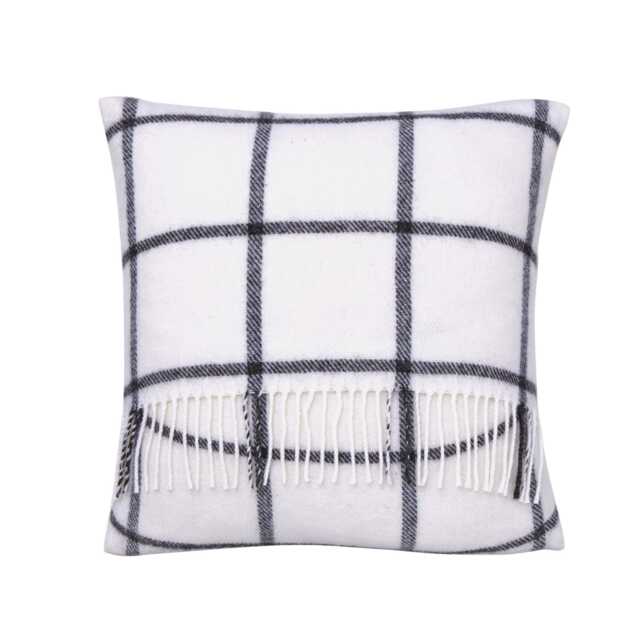 Murmur Beau Wool Cushion 45cm x 45cm, Storm Grey - image 1