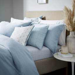 Murmur Hush Oxford Pillowcase, Ballintoy Blue - thumbnail 2