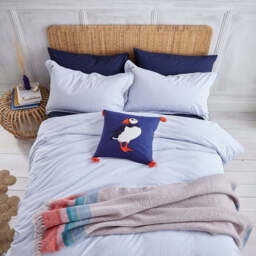 Joules Puffin Cushion 45cm x 45cm, Navy - thumbnail 2