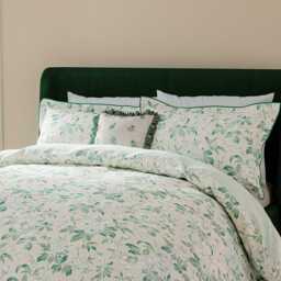 V&A Briar Bloom Kingsize Duvet Cover SET, Green - thumbnail 2