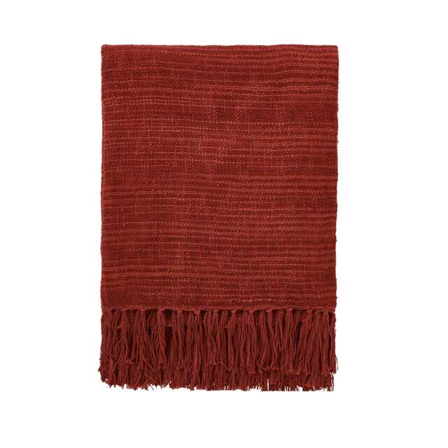 William Morris Crown Imperial Woven Throw, Red - image 1