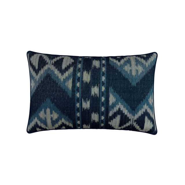 Bedeck of Belfast Dhaka Cushion 70cm x 40cm, Blue - image 1