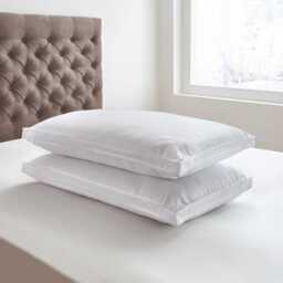 By Bedeck Platinum Collection Microcheck Pillow Pair - thumbnail 1
