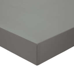 Murmur 500 Thread Count Single Fitted Sheet, Storm Grey