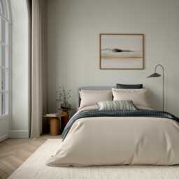Bedeck of Belfast Emmy Double Duvet Cover Set, Mink - thumbnail 2