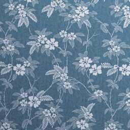 Bedeck of Belfast Zayda Pair of Square Oxford Pillowcases, Chambray Blue - thumbnail 2