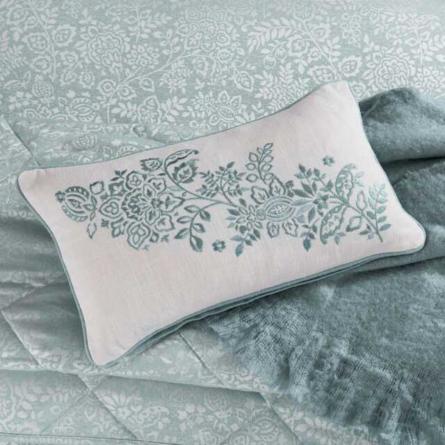 1951 Atea Cushion 30cm x 50cm, Duck Egg - image 1