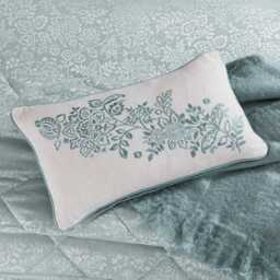 1951 Atea Cushion 30cm x 50cm, Duck Egg - thumbnail 1