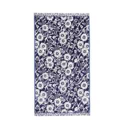 Burleigh x Bedeck of Belfast Calico Bath Towel, Blue - thumbnail 1