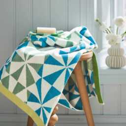 Land & Shore Sails Bath Towel, Green - thumbnail 2