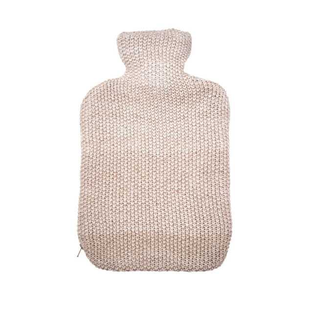 Murmur Ombre Knit Hot Water Bottle & Cover, Linen - image 1