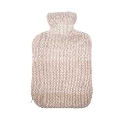Murmur Ombre Knit Hot Water Bottle & Cover, Linen - thumbnail 1