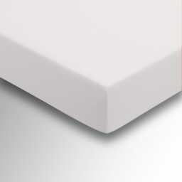 Helena Springfield Percale Double Fitted Sheet, Silver