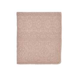 Bedeck of Belfast Marielle Quilted Throw, Coral