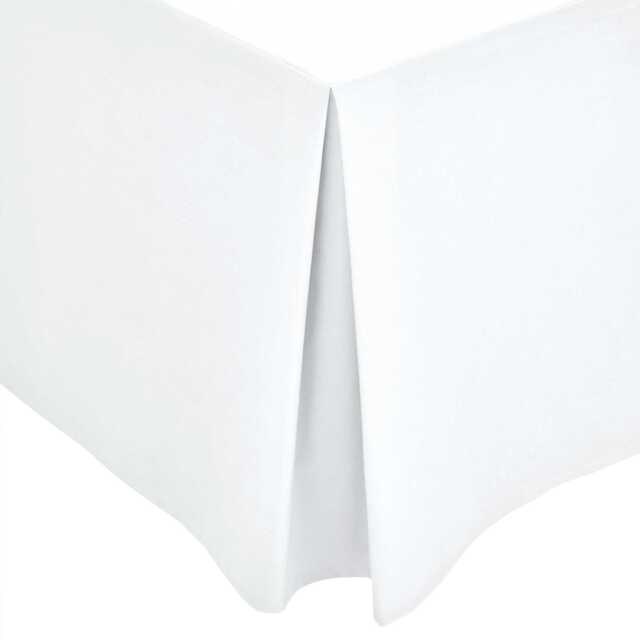 1951 Plain Dye Percale Single Valance, White