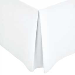 1951 Plain Dye Percale Single Valance, White