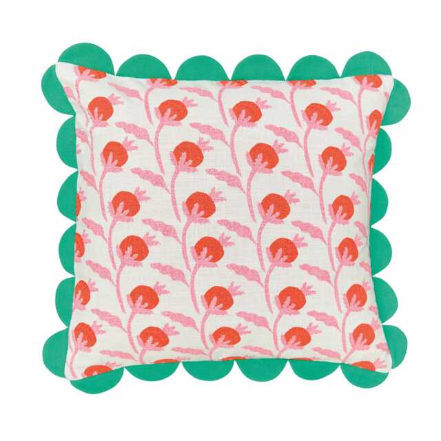 Joules Daylesford Check Cushion 45cm x 45cm, Multi - image 1