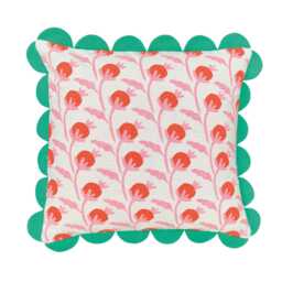 Joules Daylesford Check Cushion 45cm x 45cm, Multi - thumbnail 1