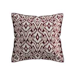 Bedeck of Belfast Sato Pair of Square Oxford Pillowcases, Mulberry