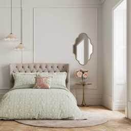 V&A Silk Road Paisley Single Duvet Cover Set, Sage - thumbnail 2
