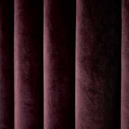 "Helena Springfield Escala Lined Curtains 66"" x 54"", Mulberry" - thumbnail 2