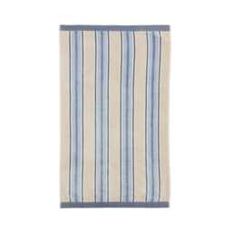 Bedeck of Belfast Lorelei Hand Towel, Powder Blue & Linen - thumbnail 1