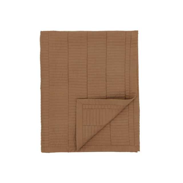 Bedeck of Belfast Zenda Quilted Throw, Tan - image 1