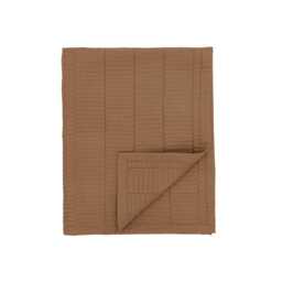Bedeck of Belfast Zenda Quilted Throw, Tan - thumbnail 1