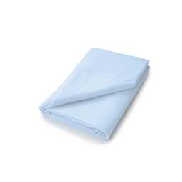 Helena Springfield Brushed Cotton Single Flat Sheet, Chambray Blue - thumbnail 1