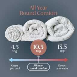 Bedeck of Belfast Hungarian Down Double 10.5 Tog Duvet - thumbnail 2